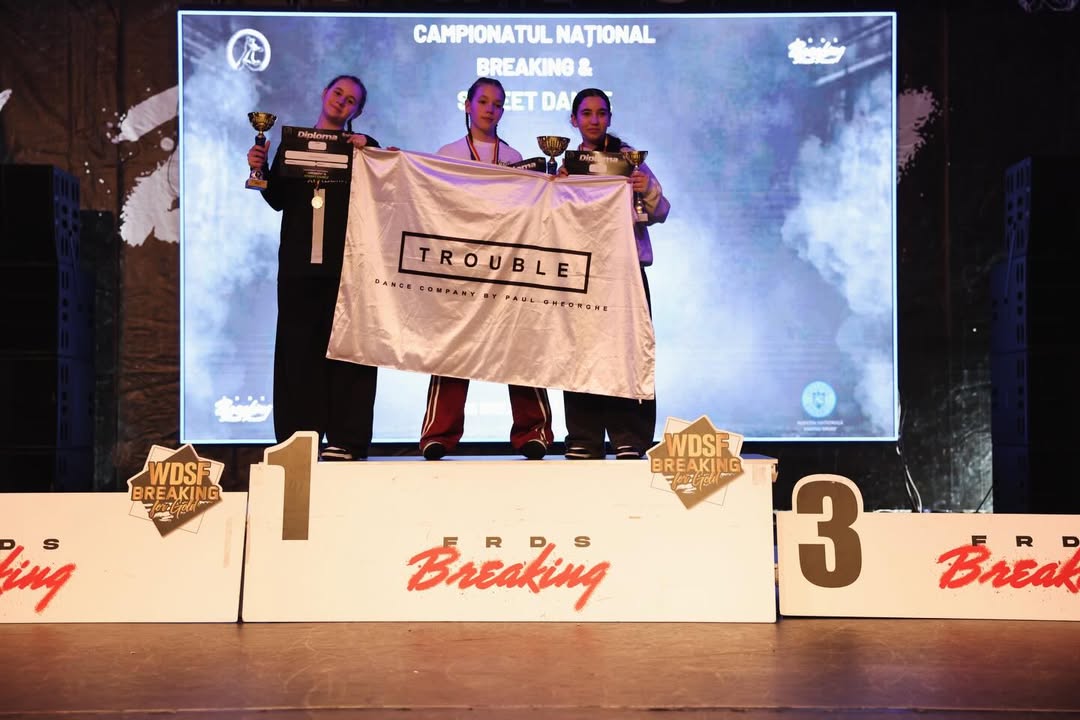 Trouble Academy - performanță pe scena Campionatului Național de Street Dance și Breaking