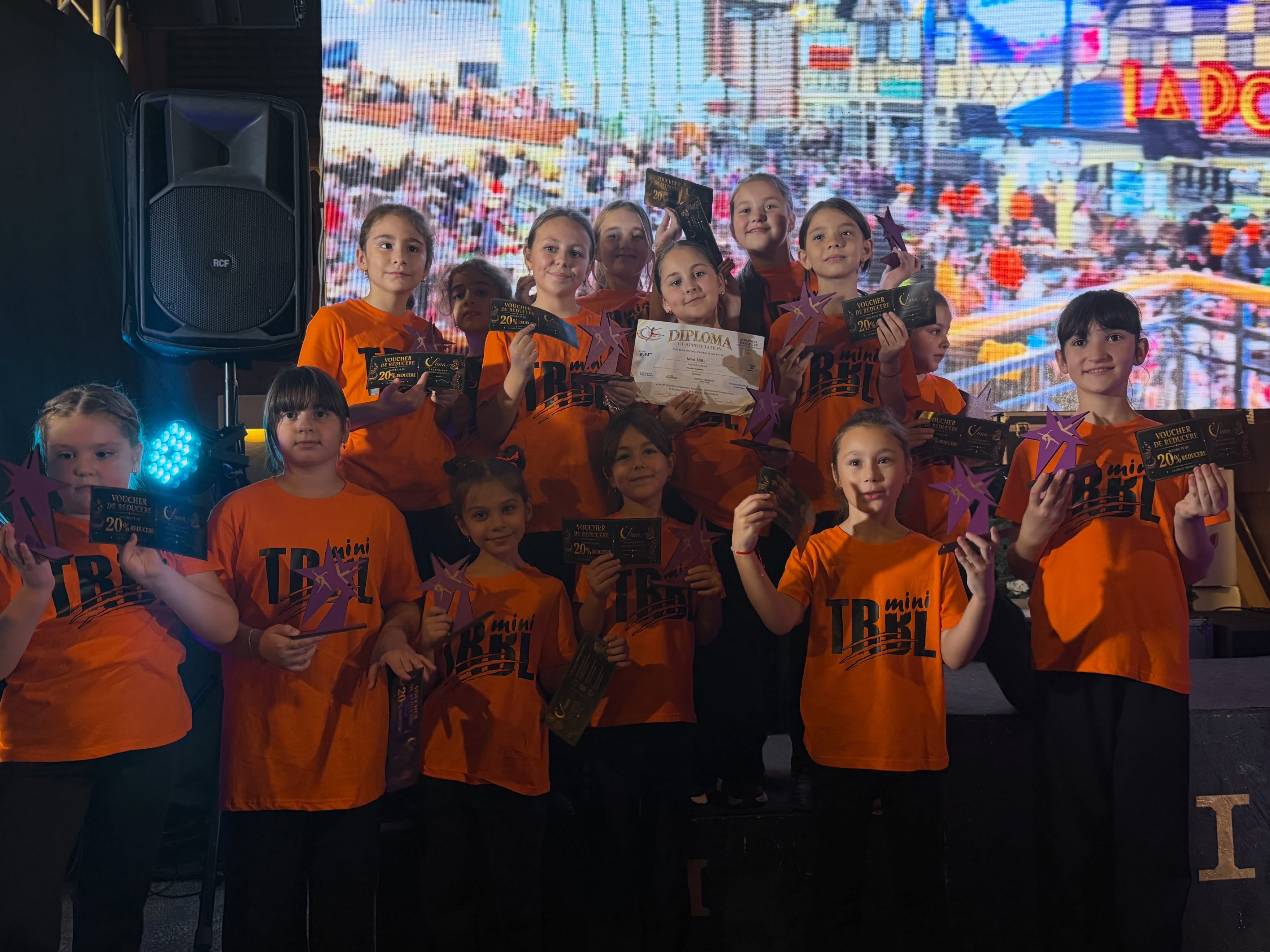 Emoții, curaj și performanță: Trouble Academy strălucește pe scena Romania Dance Cup